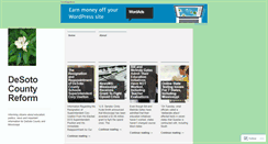Desktop Screenshot of desotocountyreform.com