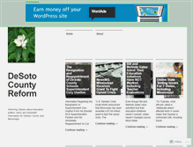 Tablet Screenshot of desotocountyreform.com